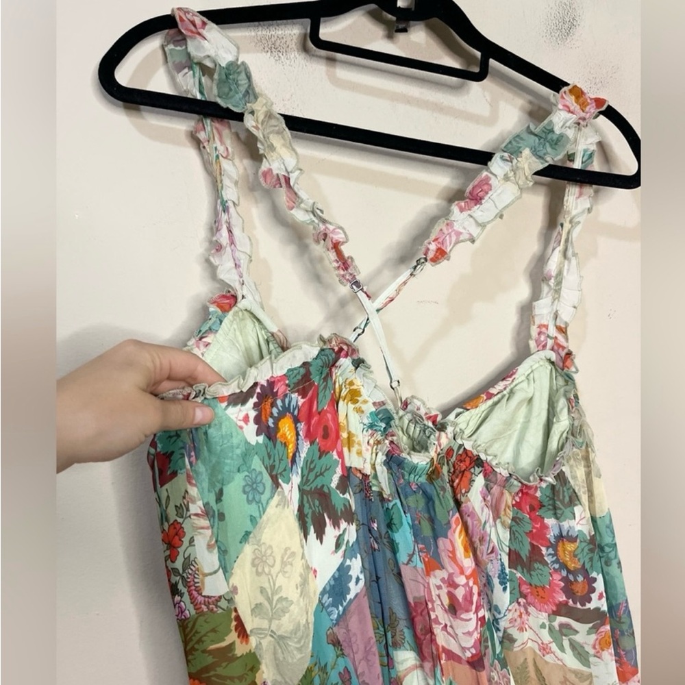BNWT. Anthropologie Printed Chiffon Midi Dress. - Picture 6 of 8